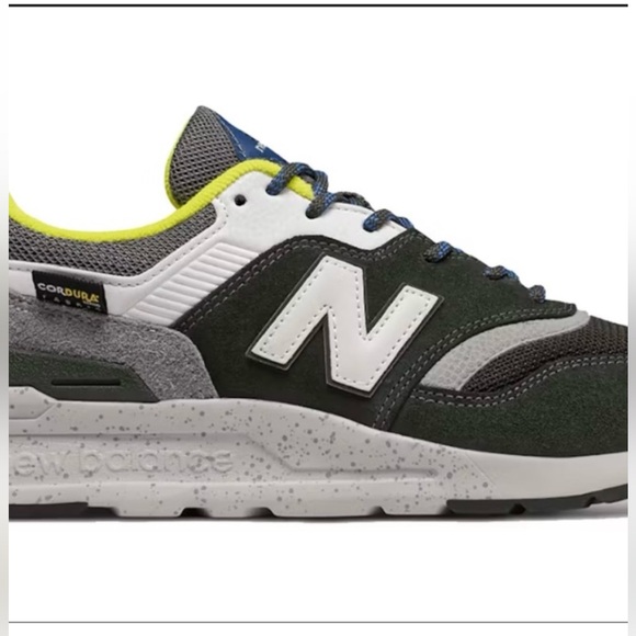 Balance 997H Suede/Cordura Men’s  10.5 Green Yellow Dark Gray - Picture 2 of 9